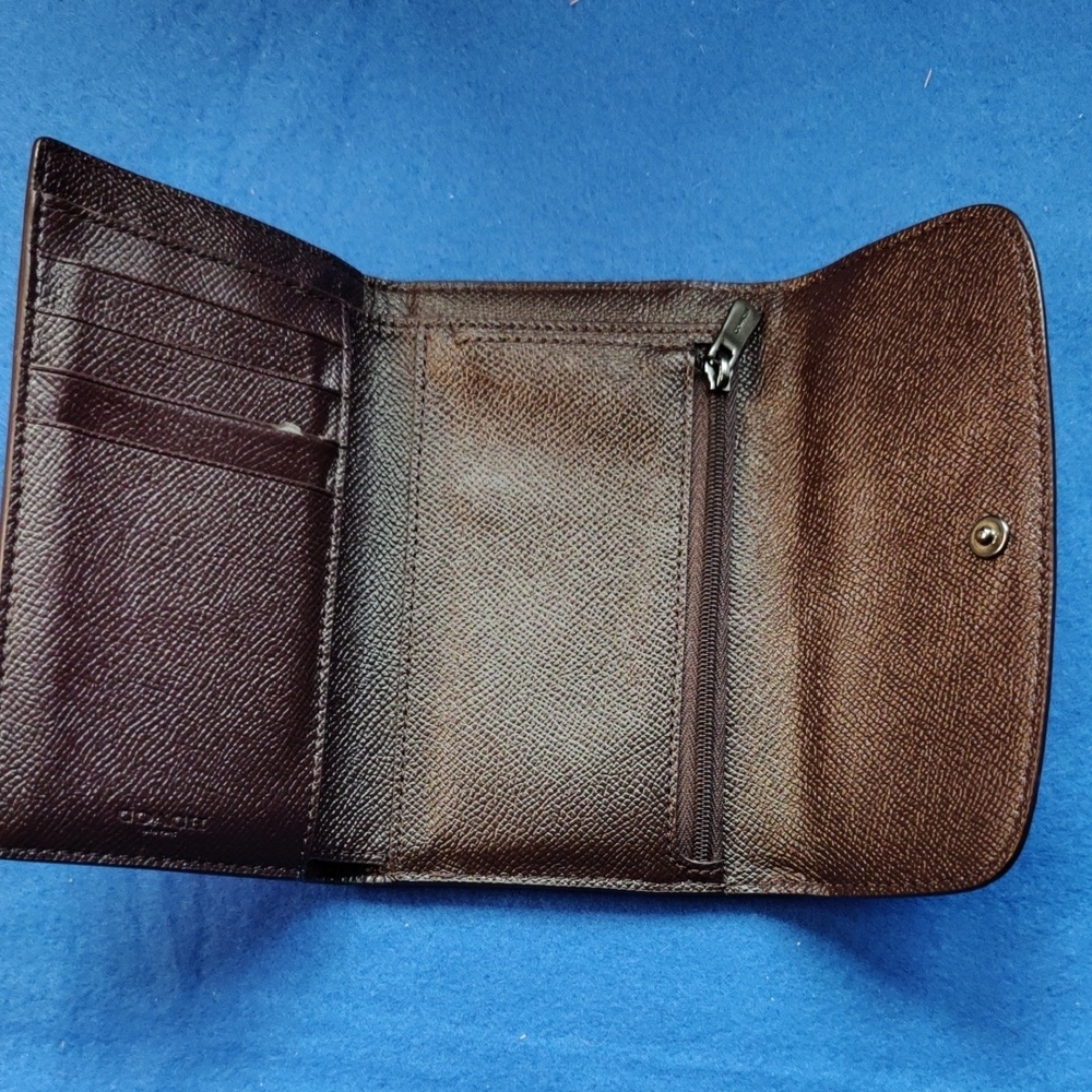 Coach Pink Leather Wallets with Gold Hardware - Picture 2 of 4